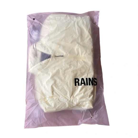 Rains Fuse Bomber Jacket Sz XS Neon Yellow Puffer Coat - Picture 4 of 7